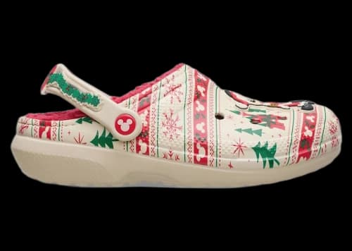 Crocs Classic Lined Clog Santa Mickey Mouse Fair Isle Holiday