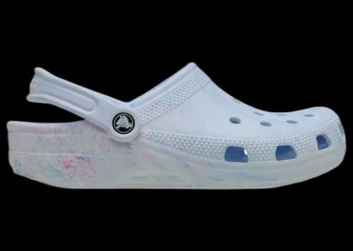 Crocs Classic Marbled Watercolor Clog Oxygen Swirl