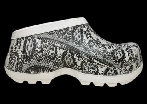 Crocs Hydra Clog Jean Paul Gaultier Fishnet Chalk