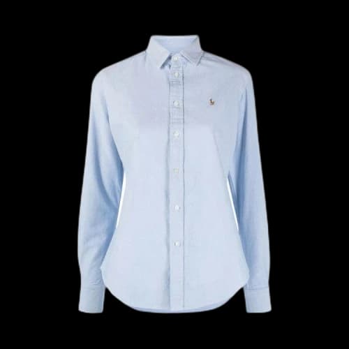 Polo Ralph Lauren Long-Sleeve Button Front Shirt 'Blue'