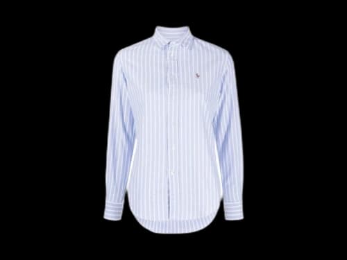 Polo Ralph Lauren 40/1 Ctn Oxford-Ls Crlte Shirt Hib/Wh