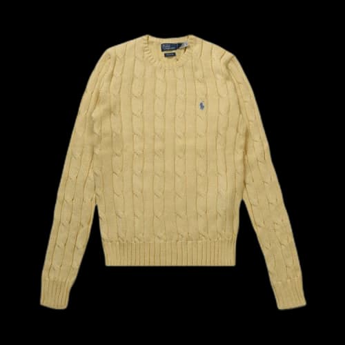 Polo Ralph Lauren Pima Long-Sleeve Pullover 'Yellow'