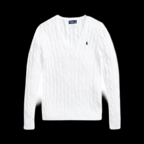 Polo Ralph Lauren Julianna Long-Sleeve Pullover 'White'