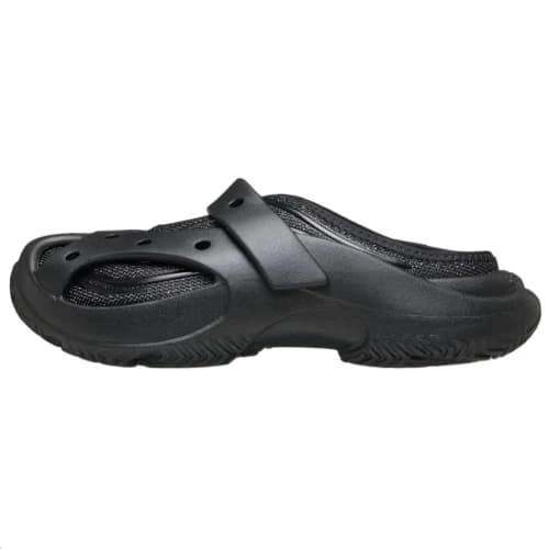 Crocs Caged Abrasion Resistant Closed Toe Slippers Unisex Black