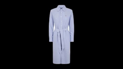 Polo Ralph Lauren Women's Women's Long Sleeve Day Dress Blue