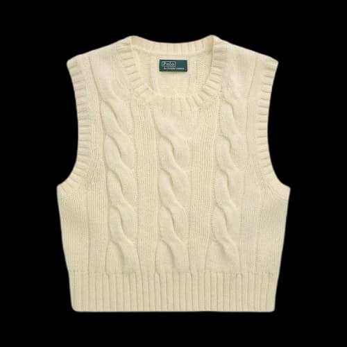 Polo Ralph Lauren Sleeveless Pullover 'Authentic Cream'