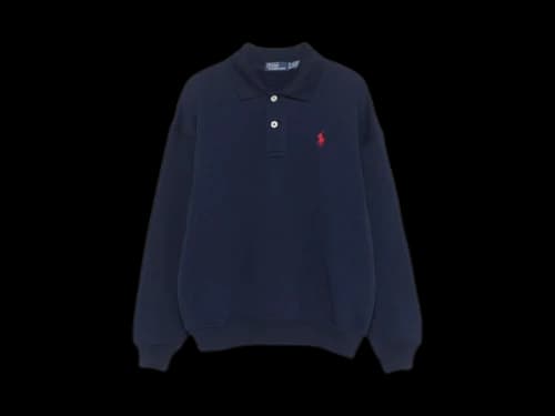 Polo Ralph Lauren Collar Fleece Pullover Pullover Navy