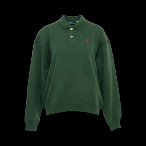 Polo Ralph Lauren Fleece Polo Long-Sleeve Sweatshirt 'Northwest Pine'