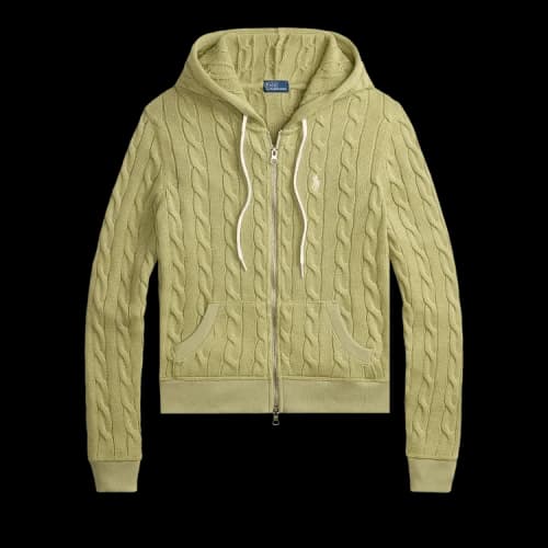 Polo Ralph Lauren Long-Sleeve Full Zip Hoodie 'Green'