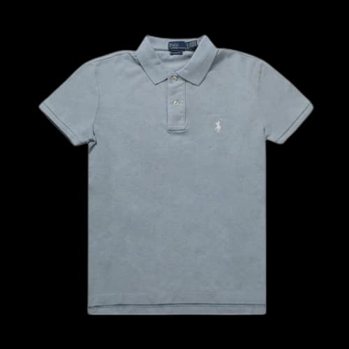 Polo Ralph Lauren Knit Collar Polo Shirt 'Light Indigo'