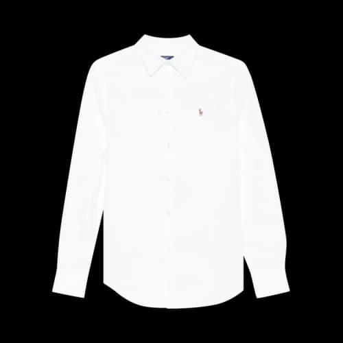 Polo Ralph Lauren Classic Long-Sleeve Button Front Shirt 'White'