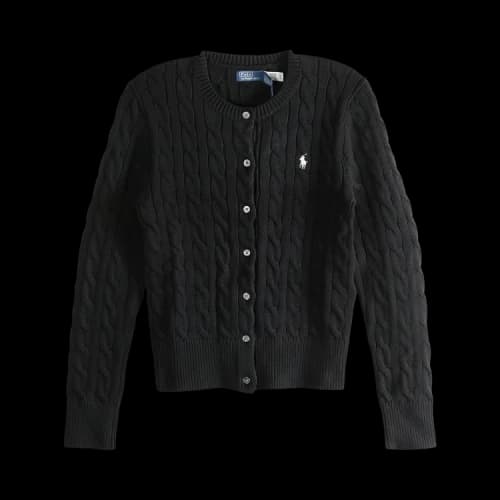 Polo Ralph Lauren Long-Sleeve Cardigan 'Polo Black'