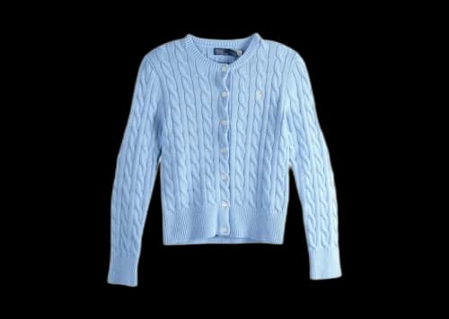 Polo Ralph Lauren Long Sleeve Cardigan Baby Blue
