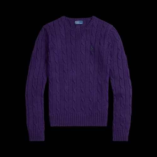 Polo Ralph Lauren Pima Cotton Julianna Long-Sleeve Pullover 'Branford Purple'