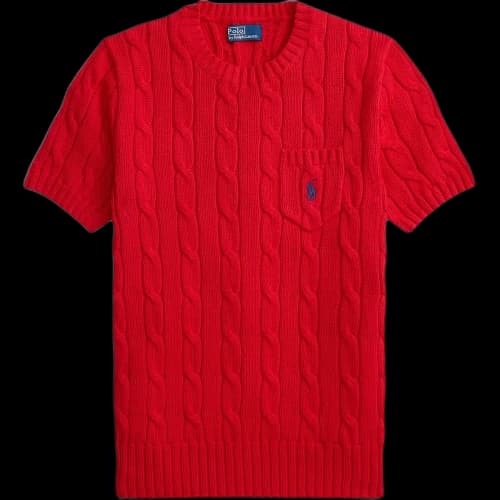 Polo Ralph Lauren Pima Cotton Sweater Cruise Red