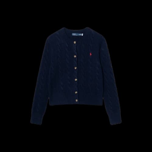 Polo Ralph Lauren Logo Embroidered Crewneck Cardigan