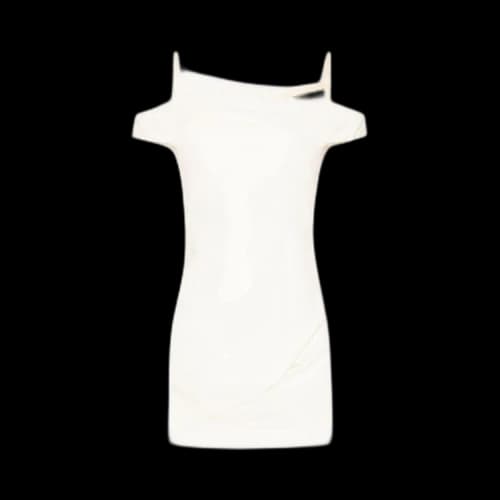 Jacquemus La Robe Foglio Dress 'Ecru'