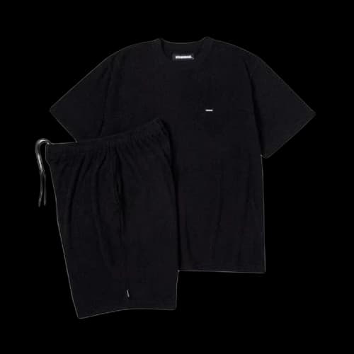 Neighborhood Pile Set Up Tee And Short Set 'Black'