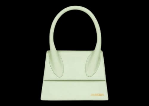 Jacquemus Le Grand Chiquito Large Signature Handbag Light Green