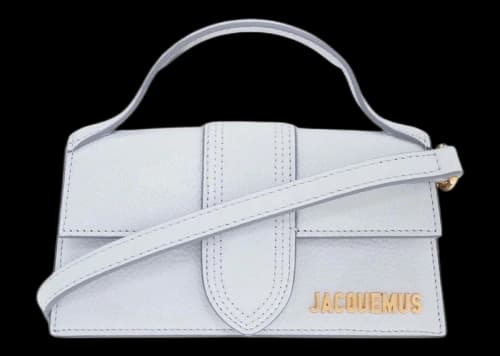 Jacquemus Le Bambino Mini Flap Bag Light Grey