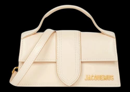 Jacquemus Le Bambino Mini Flap Bag Ivory