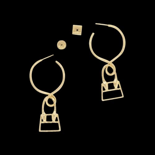 Jacquemus Les Creoles Chiquita Earrings 'Gold'