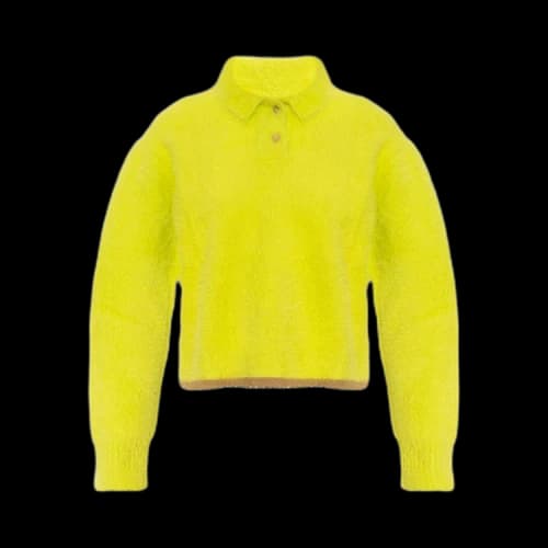 Jacquemus Le Polo Neve Polo 'Yellow'
