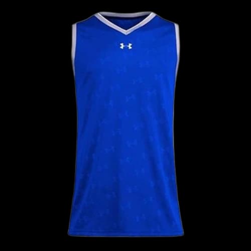 Under Armour Logo Basketball Jersey 'Blue White'
