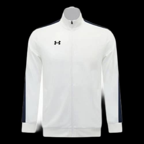 Under Armour Logo Printing Contrasting Colors Knit Sports Jacket White