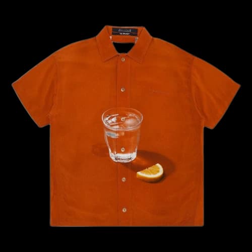 Vintage Jacquemus La Chemise Moisson Shirt 'Printed Water Glass/Lemon'