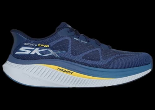 Skechers Slip-ins G Walk Max Cushioning Arch Fit Jesper Navy Yellow