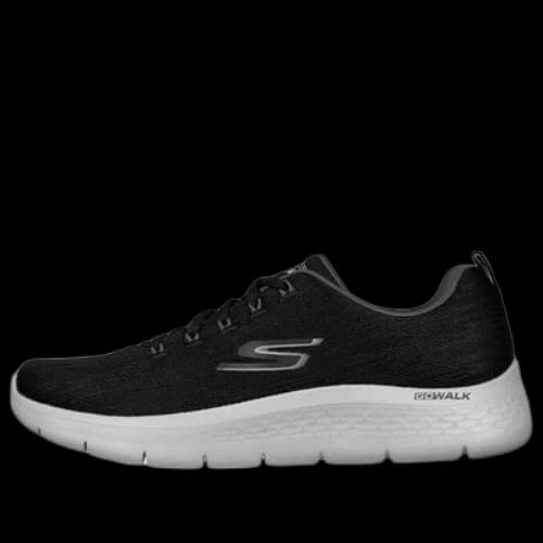 Skechers Go Walk Flex Lace Up 'Black Grey'