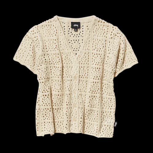 Stussy Samira Crochet Short-Sleeve 'Natural'