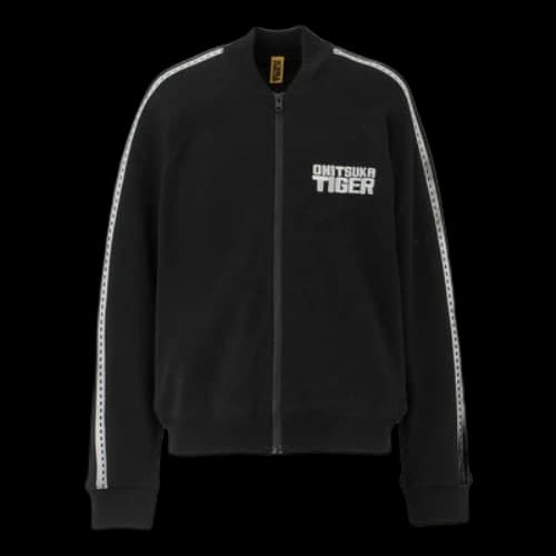 Onitsuka Tiger Knitted Zip Up Jacket 'Black'