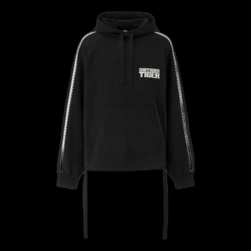 Onitsuka Tiger Knit Hoodie 'Black'