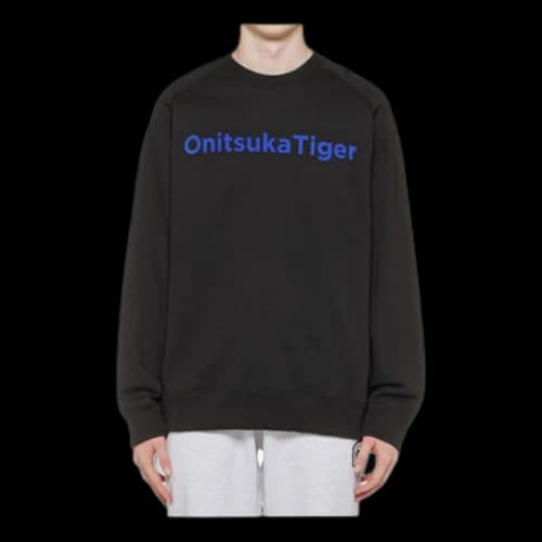 Onitsuka Tiger Graphic Sweatshirt 'Black'
