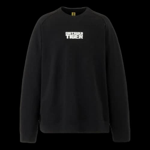 Onitsuka Tiger Crewneck Sweatshirt 'Black'