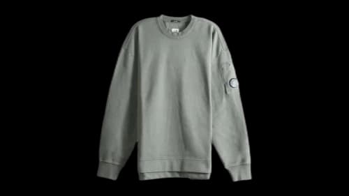 C.P. Company Crewneck Lens Sweatshirt Castor Gray