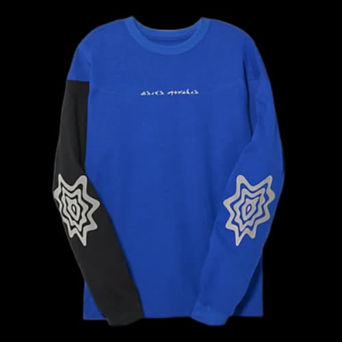 ASICS Novalis Bixance Long Sleeve Top 'Blue Obsidian Black'