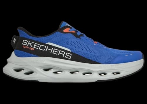 Skechers Slip-ins Max Cushioning Glide-Step Advert Blue Orange