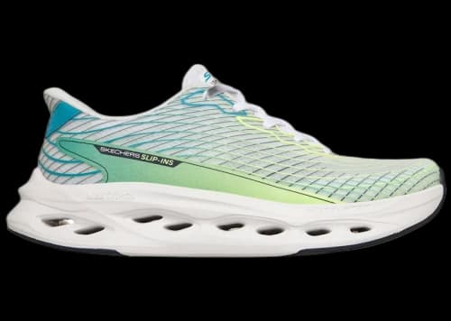 Skechers Slip-ins Max Cushioning Glide-Step Sapphire White Green