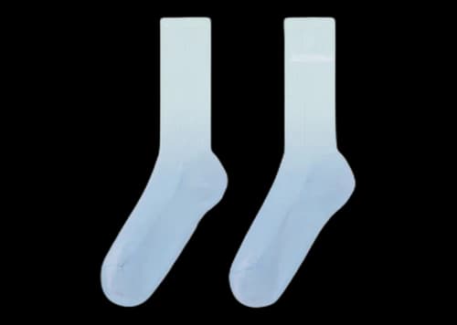 Jacquemus Les Chaussettes Moisson Gradient Socks Light Blue