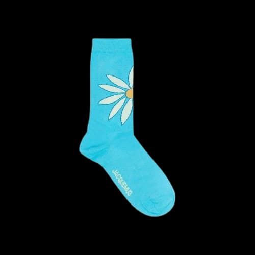Jacquemus Les Chaussettes 'Aqua Print Green/Blue Flowers'
