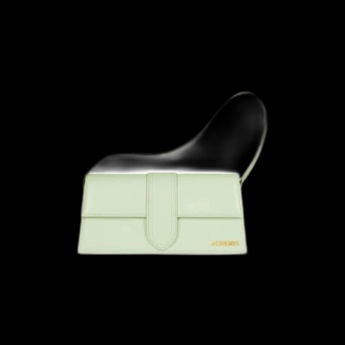 Jacquemus Le Bambino Long Flap Shoulder Bag Light Green