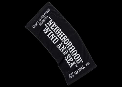 Neighborhood x Wind and Sea Sports Towel Black