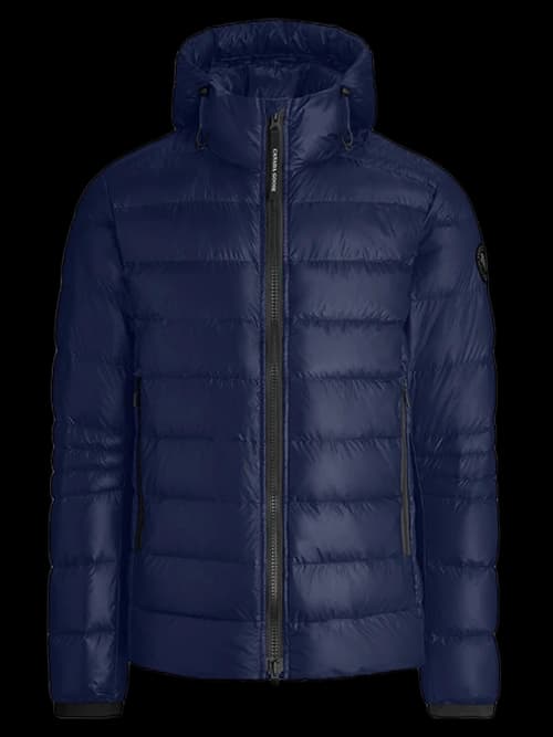 Canada Goose Crofton Down Slim Fit Hooded Jacket Atlantic Navy