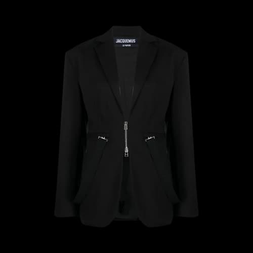 Jacquemus La Veste Filu Top Black