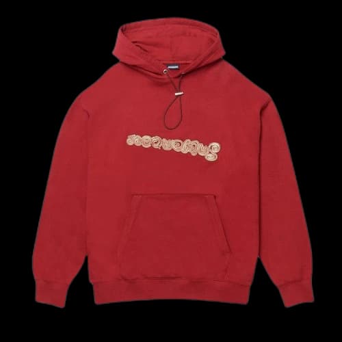 Jacquemus Le Sweatshirt Spirale Logo Hoodie 'Red'