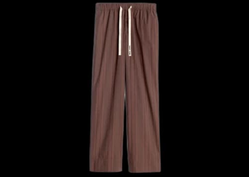 Jacquemus x Tekla Le Pantalon Pyjama Brown Stripes