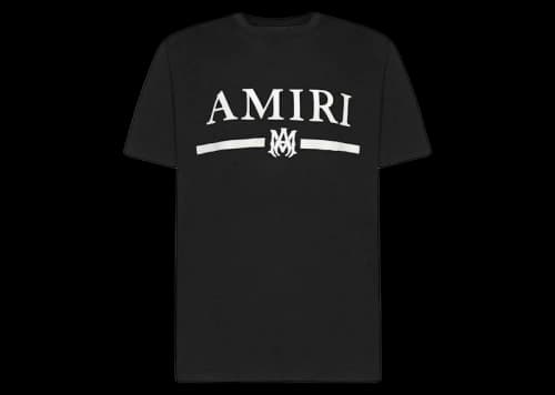 AMIRI Logo Cotton T-shirt Black/White